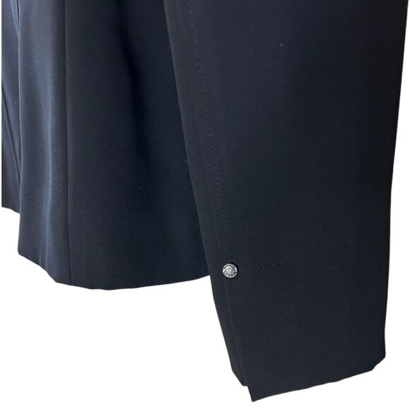 Tahari Arthur S. Levine Classic Black Blazer with Silver Buttons Professional 8 - Picture 9 of 12